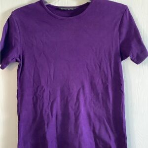 Banana Republic Deep Purple Crewneck Tee